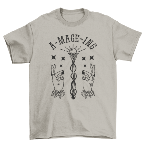 Magical hands fantasy t-shirt